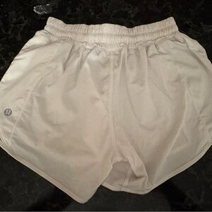 Lululemon Women’s White Running Shorts w/out lining. Size 2